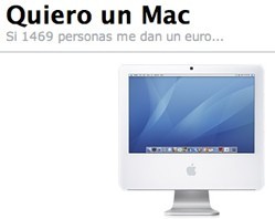 www.quierounmac.es: Conseguir un Mac a cambio de publicidad
