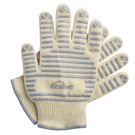 Cupón de descuento de 5 euros en el pack de guantes resistentes al calor Kealive: aplicándolo se quedan en 4,99 euros en Amazon