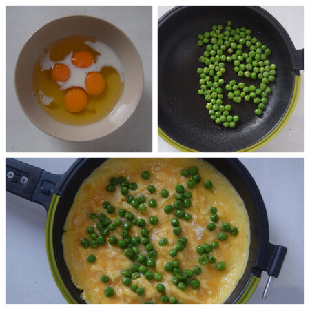 Tortilla De Guisantes Paso A Paso