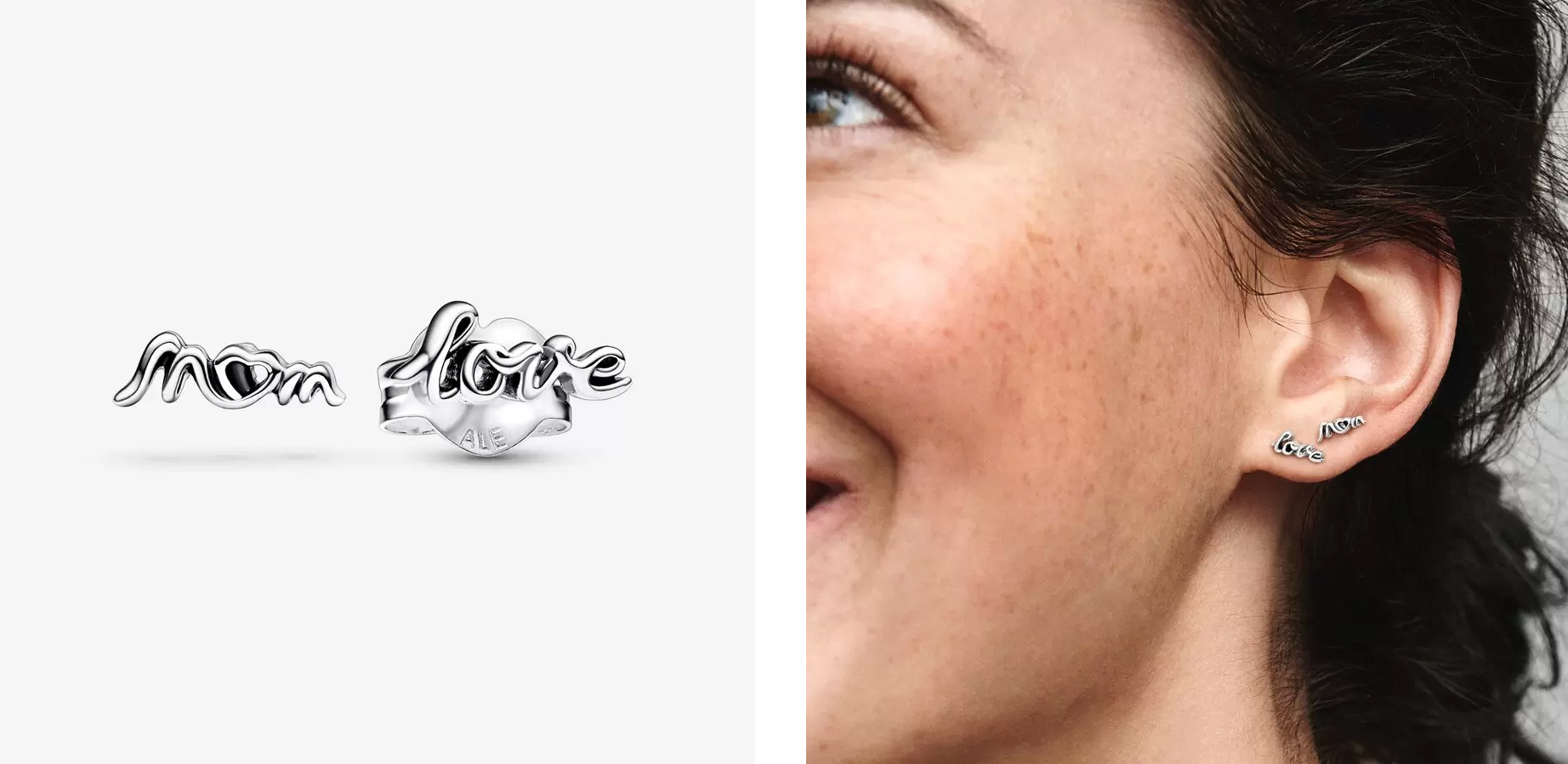 Pendientes de Botón Amor Mamá