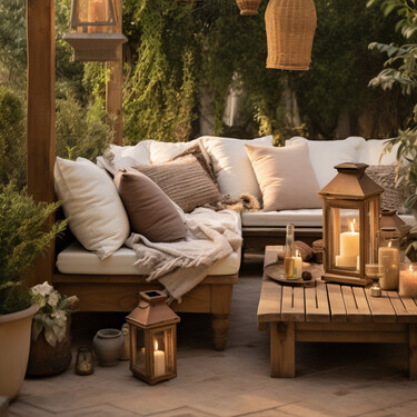 Este macetero de mimbre da un toque boho a tu terraza este verano y cuesta menos de 10 euros