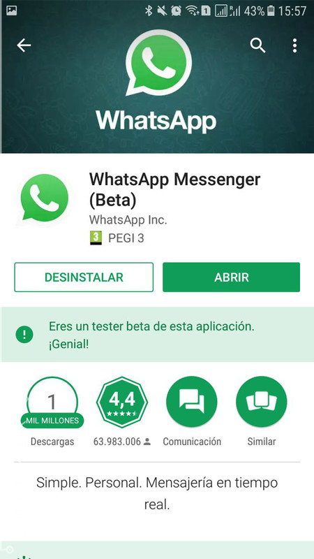 WhatsApp  solución definitiva cuando no puedes descargar