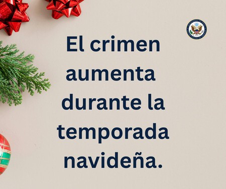 Mensaje Embajada Eeuu