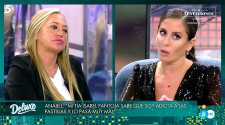 Belén Esteban muy preocupada por Anabel Pantoja y su panto adicción a las pastillas de dormir como sustitutivo nocivo de contar ovejitas