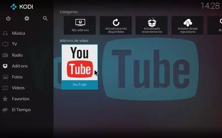 Youtube En Kodi