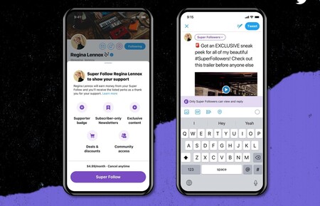 Twitter comienza a probar sus nuevas herramientas de monetización para creadores de contenidos: Super Follows y Ticketed Spaces