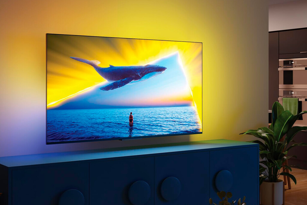 55 pulgadas, Dolby Atmos y Ambilight en esta televisión 4K Philips de 2024 que ahora puedes encontrar más barata