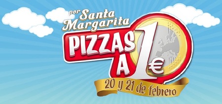 Pizzas a 1 euro hoy y mañana en Telepizza