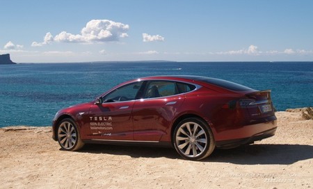 Tesla Model S prueba en Ibiza 14
