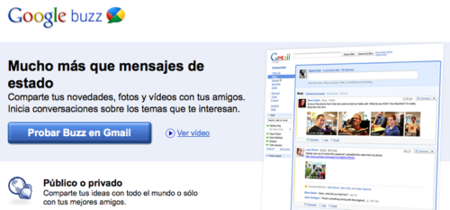 Google solicita, desde hoy, a sus usuarios de Buzz que confirmen la privacidad