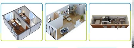 Quick.Simple.Easy SEQ - Casa prefabricada de contenedores expandibles de 2 dormitorios, totalmente equipada, 20 pies, escaleras de lujo incluidas