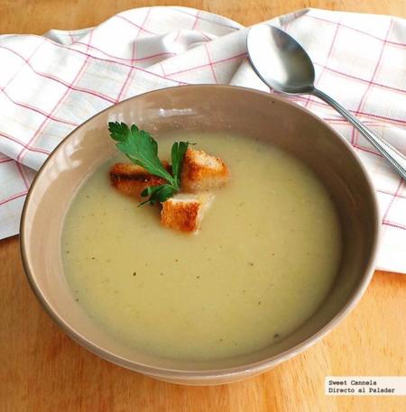 Sopa de coliflor. Receta ligera