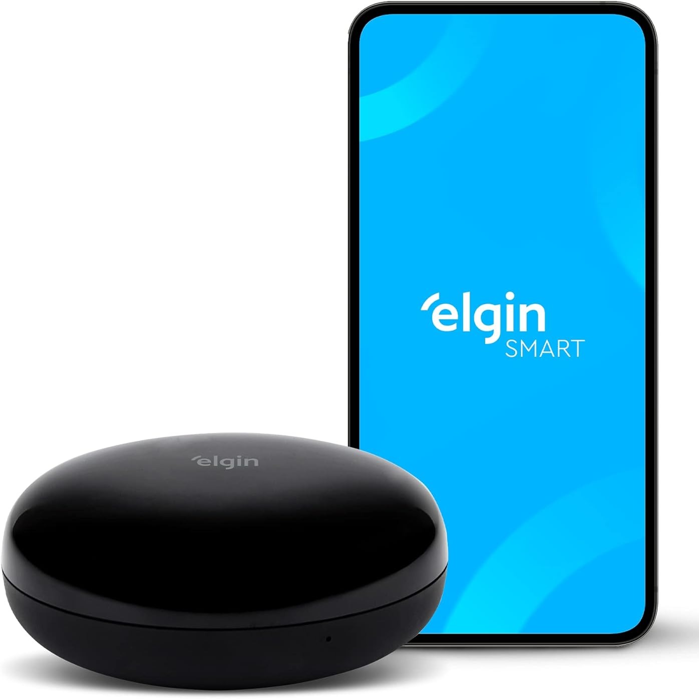 Controle Remoto Universal Wifi Smart Home Elgin Compatível com os Sistemas Amazon Alexa e Google Home Vermelho
