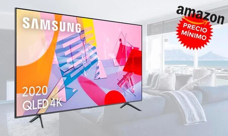 Amazon tiene a precio mínimo histórico la Samsung QE55Q60T. Por 699 euros tienes una smart TV QLED de 55 pulgadas con envío gratis