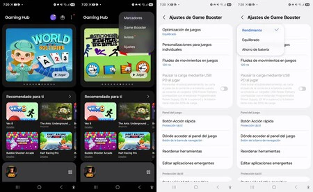 Samsung Capturas Modo Rendimiento