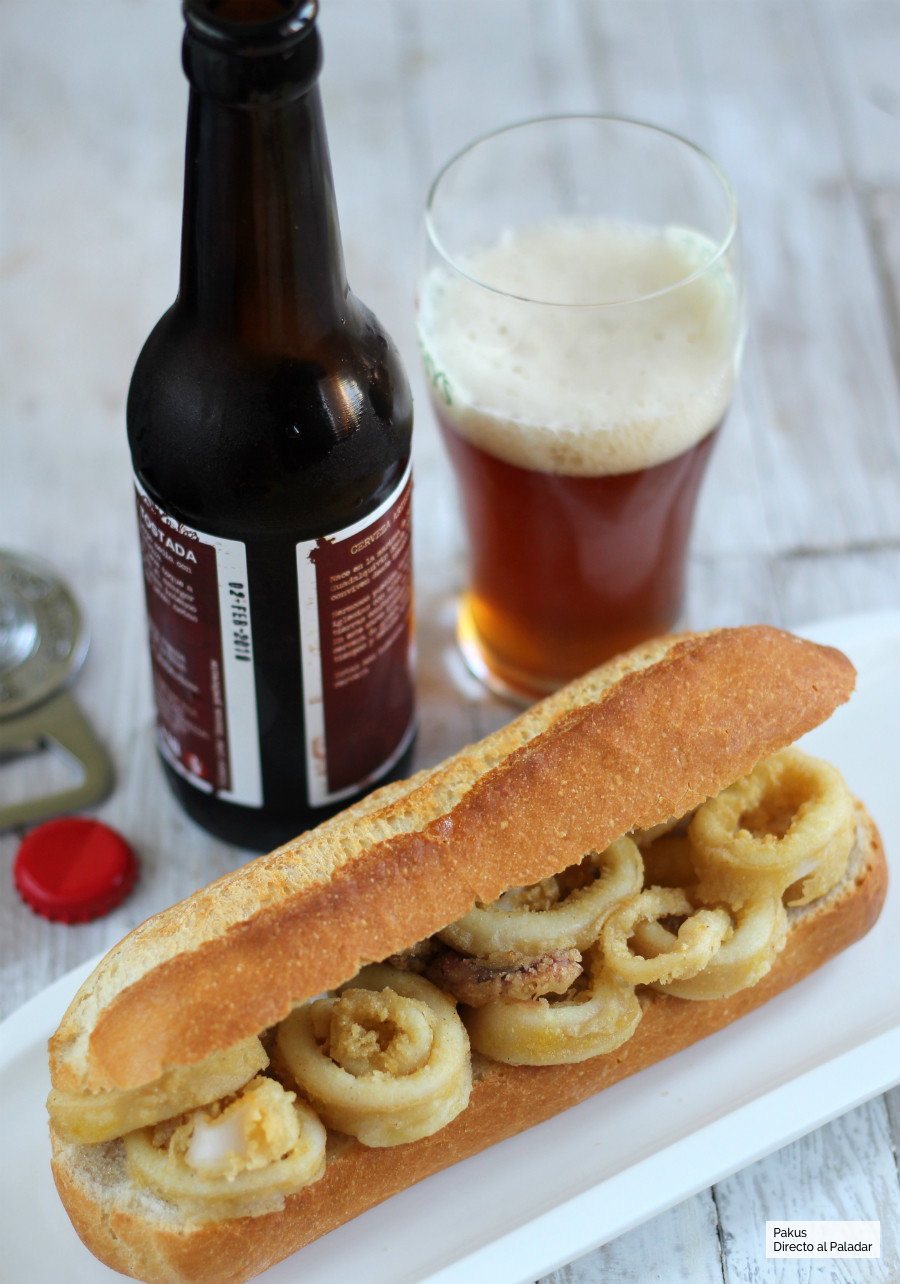 Bocadillo de calamares, la receta del popular Bocadillo de calamares, la receta del popular