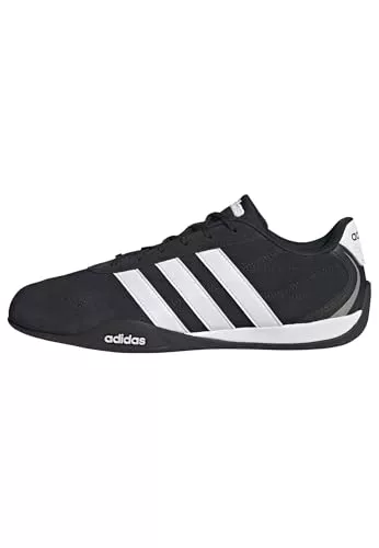 adidas Hombre Adipista Shoes, Core Black/FTWR White/Silver Met., 44 2/3 EU