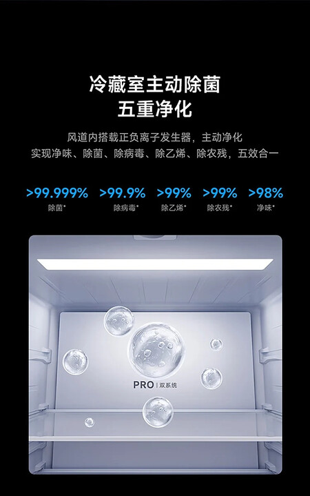 Mijia Refrigerator Pro Dual System French Door 513l 3