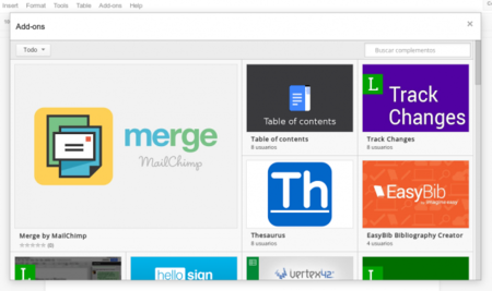 Google Drive ya tiene complementos de terceros