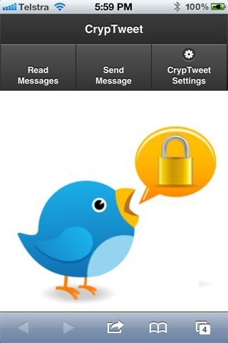 Cryptweet: criptografía aplicada a twitter