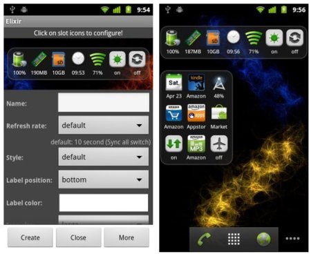 Elixir, widgets totalmente personalizables para nuestro Android