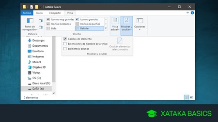 Cómo ocultar carpetas en Windows 10