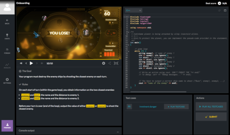 Codingame o cómo divertirte mejorando tus dotes de programación