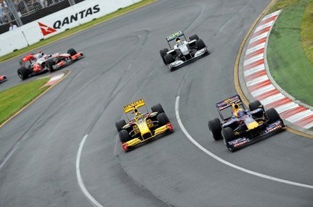 Acción en el GP de Australia 2010