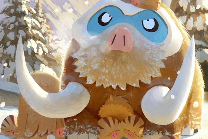 Más que un Pokémon, Mamoswine es un animal real, solo que diseñado como la ciencia lo hace con los dinosaurios