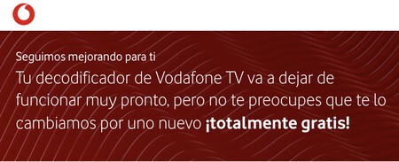 Aviso Vodafone