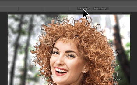 El nuevo Photoshop trae una mejora espectacular a la herramienta de selección de sujeto que detecta hasta el último pelo