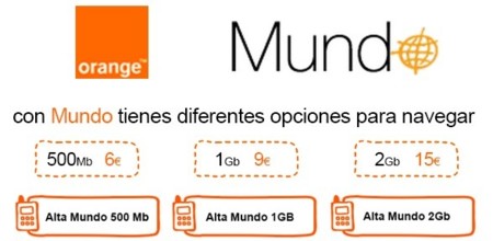 Orange refuerza su tarifa Mundo en prepago con bonos de hasta 2 GB con reducción de velocidad