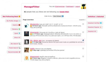 Manage Flitter responde: ¿a qué usuarios no debería seguir más en Twitter?