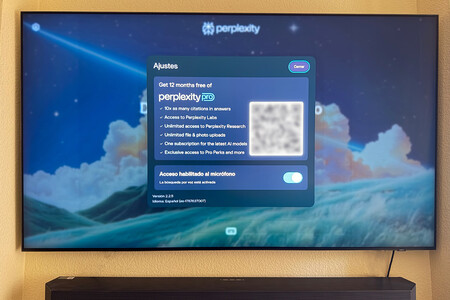 Perplexity en TV Samsung