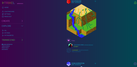 ¿Te gusta dibujar? Trixel es el Instagram del pixel art triangular