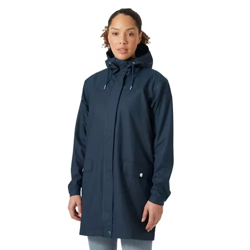 Helly Hansen Mujeres Impermeable W Moss, Azul Marino, XS