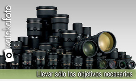 Llevar sólo los objetivos necesarios