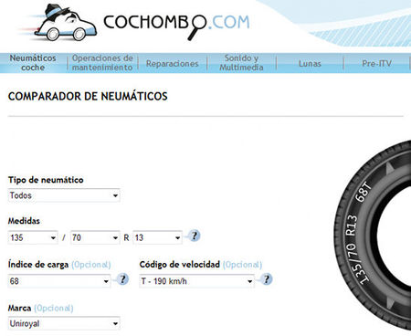 Comparador de neumáticos