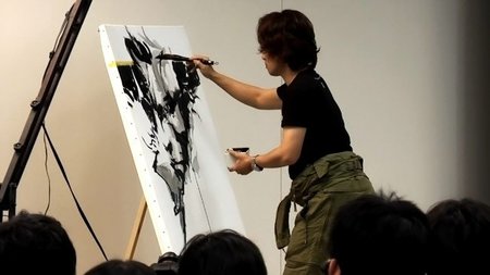 El espectáculo de ver a Yoji Shinkawa dibujando un artwork de 'Metal Gear Solid' en directo