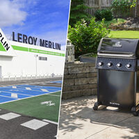 Adiós carbón: Leroy Merlin está liquidando la barbacoa de gas que parece profesional y es ideal para grandes reuniones