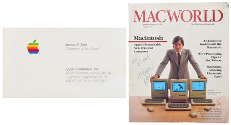 Por qué una tarjeta de visita y una revista Macworld firmada por Steve Jobs superan varios miles de dólares en una subasta