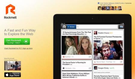 RockMelt llega al iPad como buscador y lector de noticias