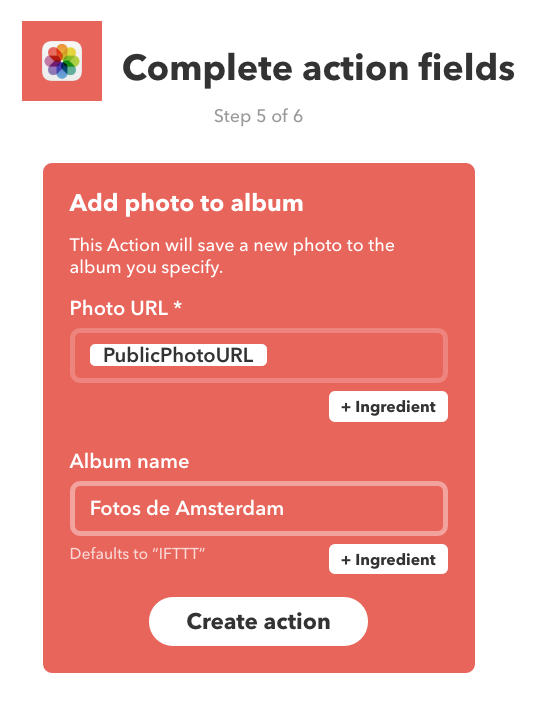 Ifttt Ios Fotos Album