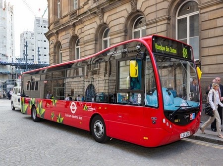 Londres sigue probando autobuses eléctricos