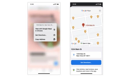 Chrome iPhone Googleマップ