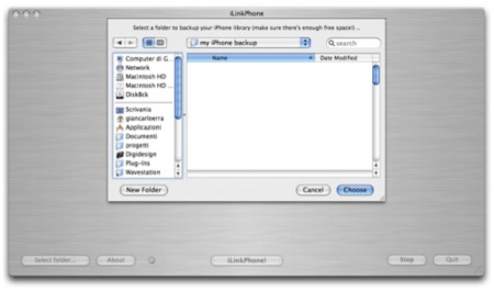 iLinkPhone, haz un backup de tu iPhone rápidamente