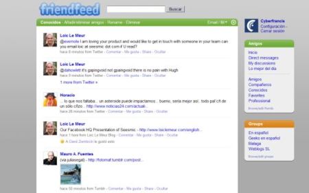 Friendfeed se actualiza a su nueva versión de forma oficial