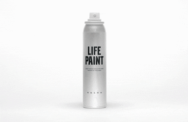 Lifepaint, un aerosol que hace visibles las bicicletas de noche