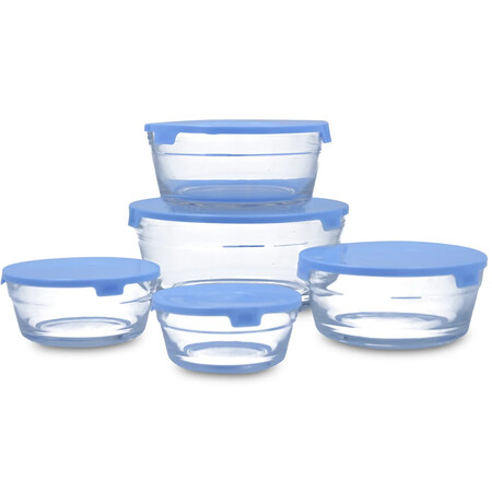 Set 5 Recipientes 16cl Vidrio