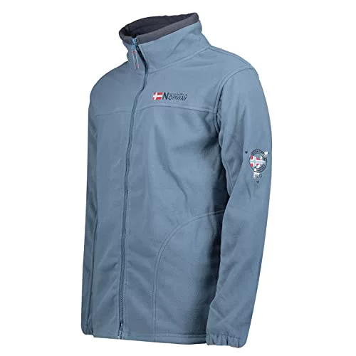 Geographical Norway Chaqueta de entretiempo cálida para hombre de forro polar Tamazonie – Brandiing, petróleo, S